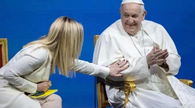 Papa Francisco e Giorgia Meloni ?? 