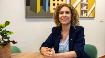 A primeira mulher árabe cristã eleita reitora de uma universidade israelense, a professora Mouna Maroun