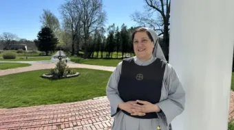 Madre Marla Marie no convento Mãe da Luz em Dartmouth, em Massachussets, nos EUA.