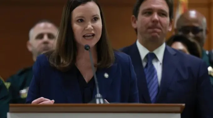 Ashley Moody e Ron DeSantis ?? 