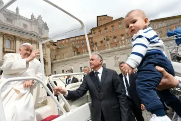 Papa Francisco em audiência geral no Vaticano
