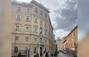 Prédio da cúria geral dos jesuítas na Borgo Spirito Santo, em Roma, na Itália.