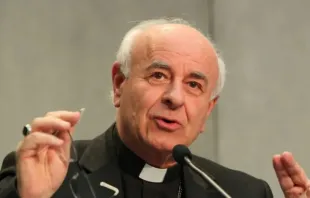O prefeito da Pontifícia Academia para a Vida, dom Vicenzo Paglia