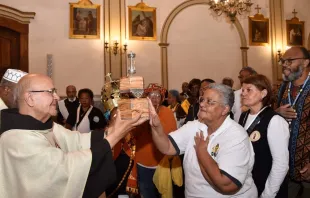 A relíquia de primeiro grau de são Benedito esteve no santuário São Francisco, em São Paulo para veneração