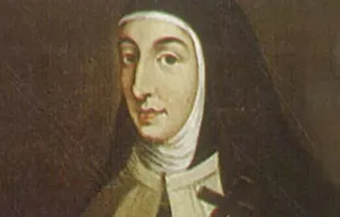 Imagem de Ana de Jesus, futura beata.