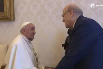 Papa Francisco recebe Najib Mikati no Vaticano