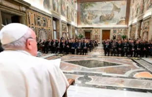 Papa Francisco recebe banqueiros italianos hoje (16) no Vaticano.