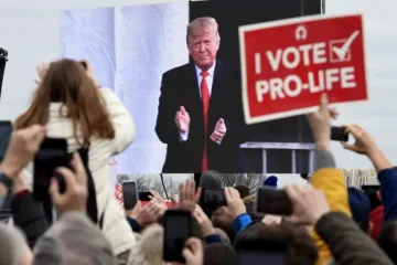 Donald Trump na 47ª Marcha pela Vida em Washington D.C.
