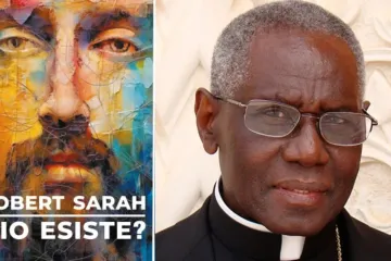 Capa do livro e cardeal Robert Sarah