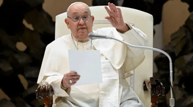 Papa Francisco na audiência geral de 12 de fevereiro de 2025 ?? 