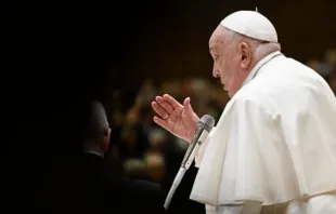 Papa Francisco concede sua bênção.