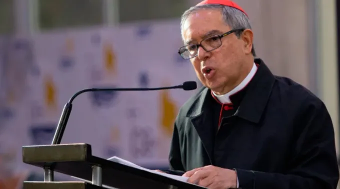 Cardeal Luis José Rueda Aparicio no Congresso Missionário Nacional realizado em Bogotá em julho do ano passado ?? 