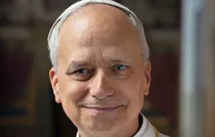 Fotografia do papa Leão XIV divulgada pela Santa Sé.