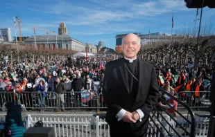 Salvatore Cordileone na Marcha pela Vida em São Francisco, Califórnia, EUA, em 21 de janeiro de 2023.
