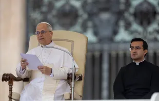 Papa Leão XIV dá catequese sobre a parábola do semeador em sua primeira audiência geral hoje (21) no Vaticano.