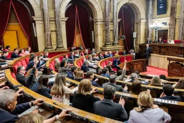 Votação no Parlamento da Catalunha