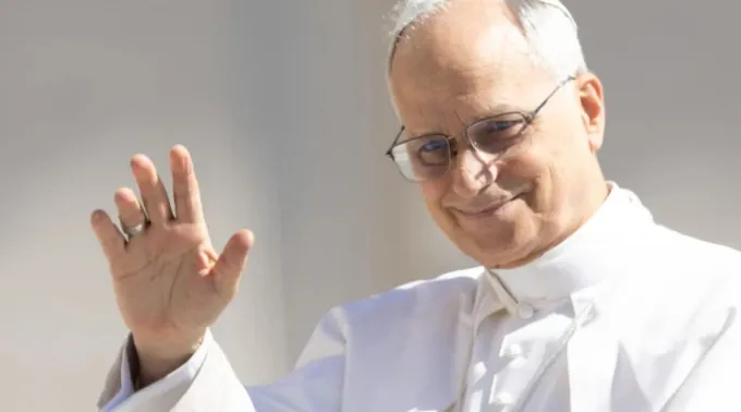 Leão XIV em audiência-geral no Vaticano em 28 de maio de 2025 ?? 