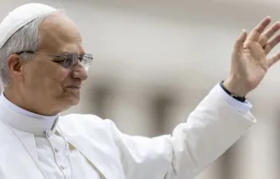 Papa Leão XIV no Vaticano.