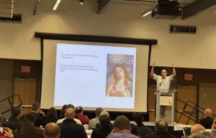 Martin Nowak, professor de matemática e biologia da Universidade Harvard, nos EUA, em palestra no último domingo (8) com o tema “A matemática nos leva a Deus?”