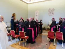 O papa Leão XIV recebeu hoje (16) membros do Simpósio das Conferências Episcopais da África e Madagascar (SECAM, na sigla em inglês) no Vaticano.