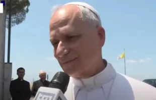 Leão XIV dá entrevista ontem (19) à televisão pública italiana.