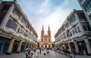 Catedral do Sagrado Coração de Jesus em Guangzhou, China.