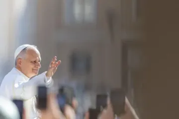 Leão XIV em audiência geral no Vaticano em 25 de junho de 2025