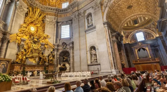 Rito hispano-moçárabe na basílica de São Pedro ?? 