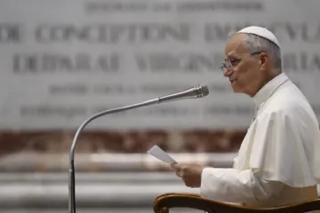 Leão XIV fala a cerca de 400 bispos de 38 países na basílica de São Pedro em 25 de junho de 2025