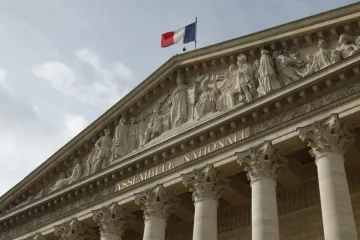 Assembleia Nacional Francesa em Paris em 10 de junho de 2024