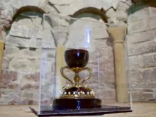 Santo Cálice custodiado na catedral de Valência, Espanha.