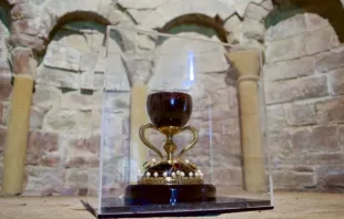 Santo Cálice custodiado na catedral de Valência, Espanha.