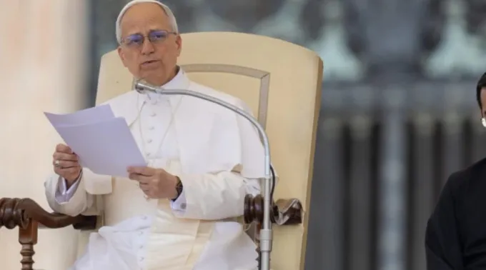 Papa Leão XIV em audiência geral no Vaticano ?? 