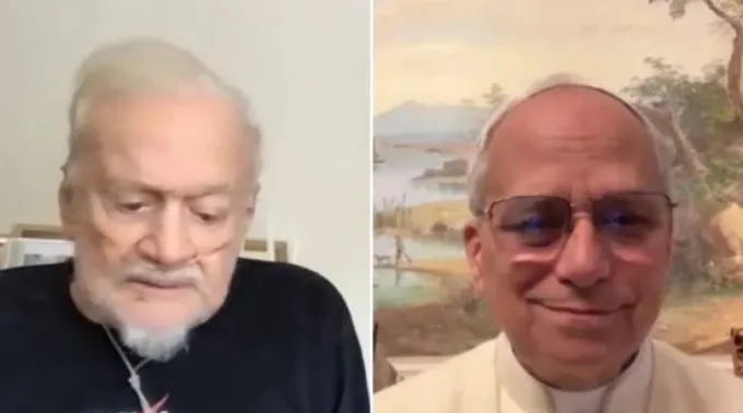Leão XIV fala com Buzz Aldrin ?? 
