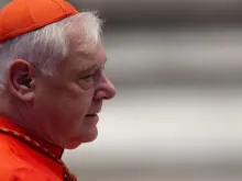 Cardeal Gerhard Ludwig Müller, prefeito emérito do Dicastério para a Doutrina da Fé, na basílica de São Pedro em 29 de março de 2019.