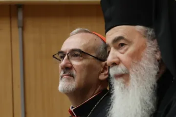 Cardeal Pierbattista Pizzaballa e Teófilo III