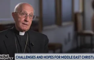 Cardeal Fernando Filoni fala ao EWTN News Nightly na última terça-feira (22).