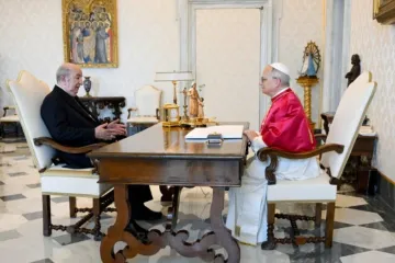 Leão XIV recebe Abdelmadjid Tebboune no Vaticano em 25 de julho de 2025