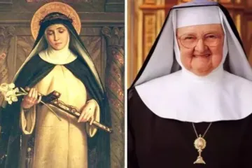 Santa Catarina de Sena e Madre Angélica