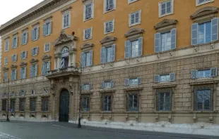 O Palácio do Santo Ofício, sede do Dicastério para a Doutrina da Fé.