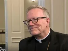 Robert Barron dá entrevista ao programa EWTN News Nightly em 4 de março de 2025.