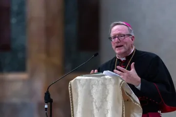 Robert Barron faz o discurso principal no Encontro Nacional de Peregrinos dos EUA do Jubileu da Juventude, em 30 de julho de 2025, na Basílica de São Paulo Fora dos Muros,