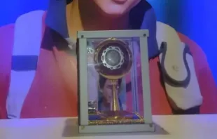 Relíquia roubada da paróquia de São Domingos Sávio, Argentina.