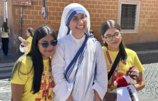 Cerca de 50 freiras das missionárias da Caridade de santa Madre Teresa estão em Roma esta semana para o Jubileu da Juventude da Igreja.