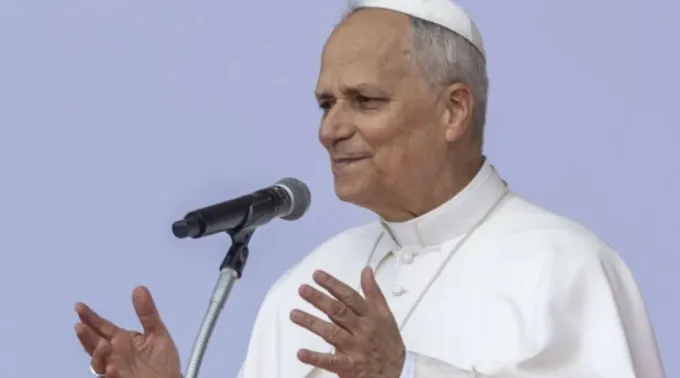 Leão XIV na Universidade Tor Vergata na missa final do Jubileu da Juventude 2025 ?? 