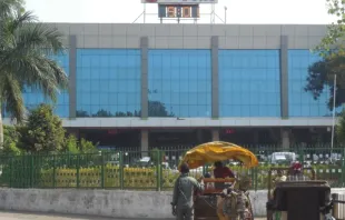 A estação ferroviária de Durg, no Estado de Chhattisgarh, Índia, onde duas freiras foram presas no último dia 25 de julho.