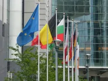 Edifício do Parlamento Europeu em Bruxelas, Bélgica.