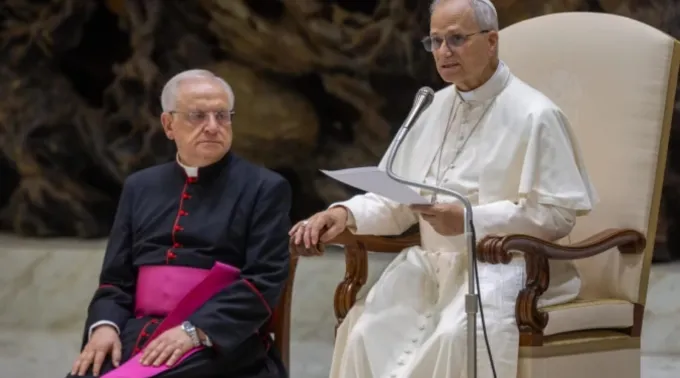 Papa Leão XIV na audiência geral de 13 de agosto de 2025 no Vaticano ?? 