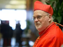 O bispo de Estocolmo, Suécia, cardeal Anders Arborelius, num consistório na basílica de São Pedro, em 28 de junho de 2017.