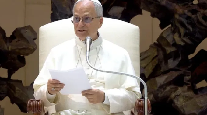 Papa Leão XIV na audiência geral de 20 de agosto de 2025 no Vaticano ?? 